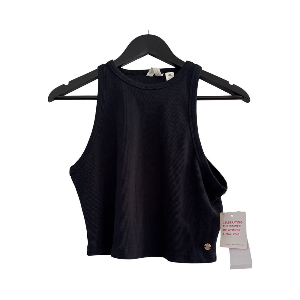 Roxy Black Sleeveless Crop Tank